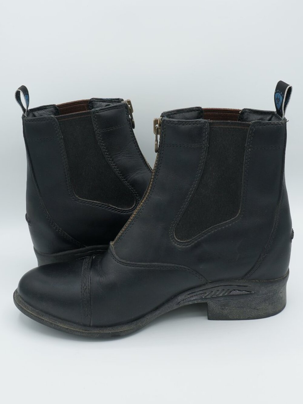 Ariat Black Leather Front Zip Cobalt Quantum Paddock Boots Women's Size 9.5 - Picture 5 of 10